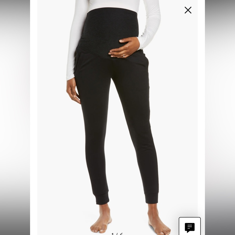 Beyond the Bump Black Maternity Joggers